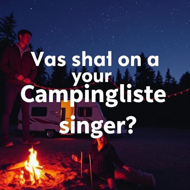 Was sollte auf Ihrer Campingliste stehen?